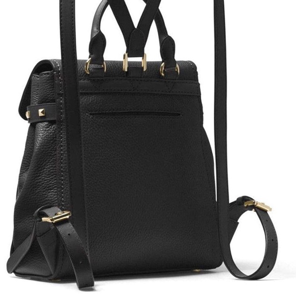 Michael Kors Studded Small Leather Backpack Purse - Picture 3 of 5